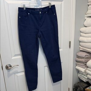 Michael Kors Women's Dark Blue Skinny Jeans